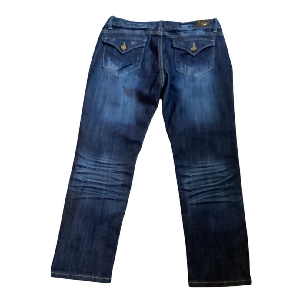 NV Women’s Jeans Capri Skinny Crop Distressed Size 11 - Picture 9 of 10